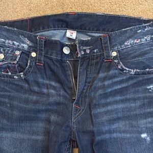 Straight leg jeans